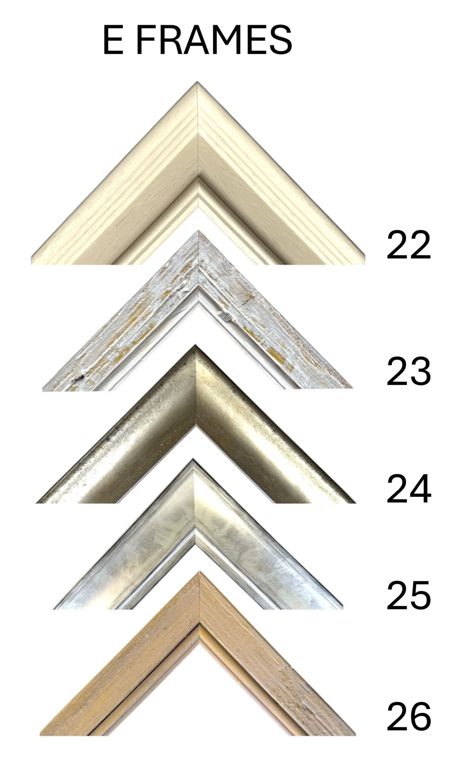 Collection of frames for flower preservation 41mm - 62mm 